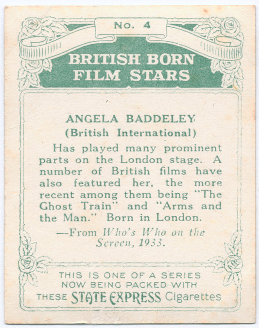 Angela Baddeley.