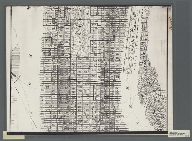 1900 census enumeration districts, Manhattan and Bronx: City of New York