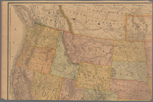 Rand, McNally and Co.'s general map of the United States with portions of the dominion of Canada and the republic of Mexico