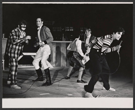 Scene from the stage production Hang Down Your Head and Die