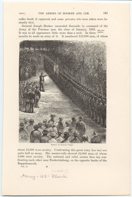 Review of colored troops