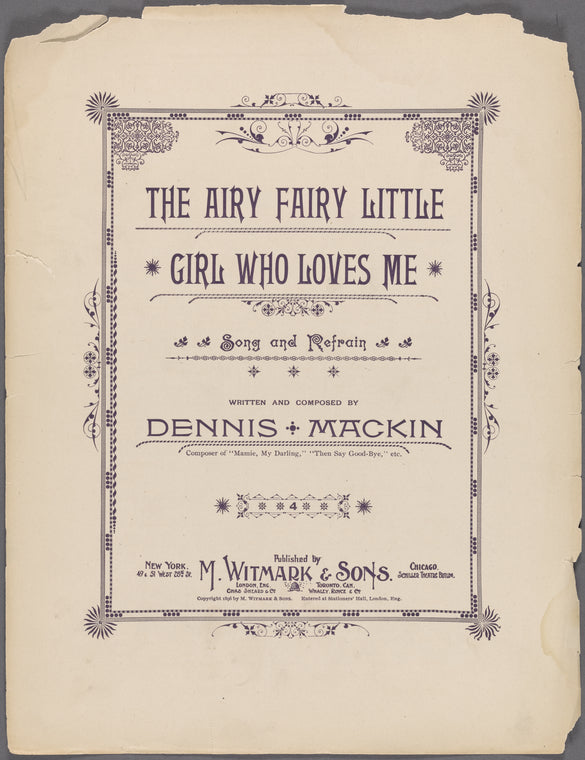 The airy fairy little firl who loves me