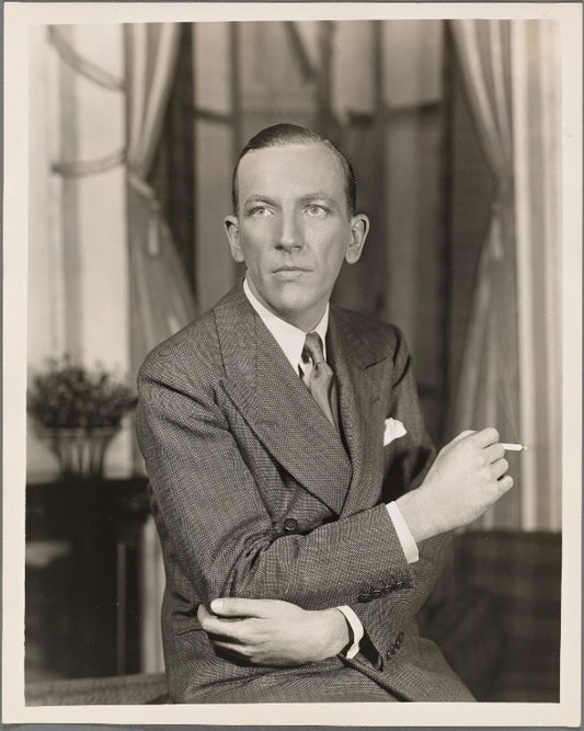 Noël Coward in the original Broadway production of Noël Coward's "Private Lives."