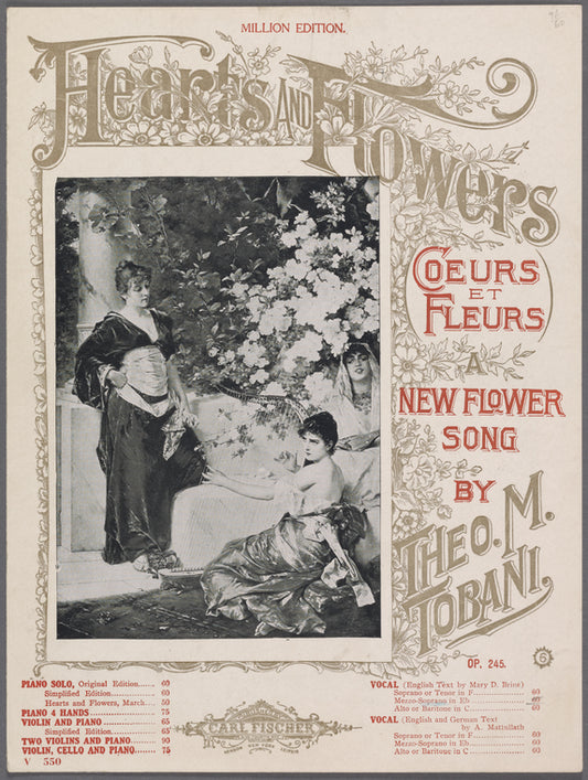 Hearts and flowers. A new flower song
