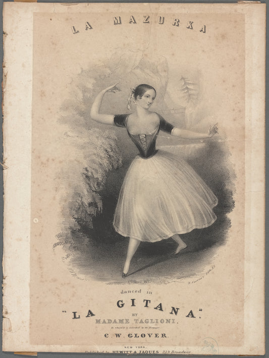 La mazurka danced in La Gitana, by Madame Taglioni