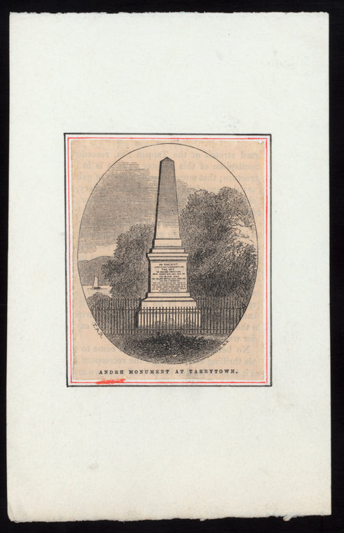 Andre Monument at Tarrytown.