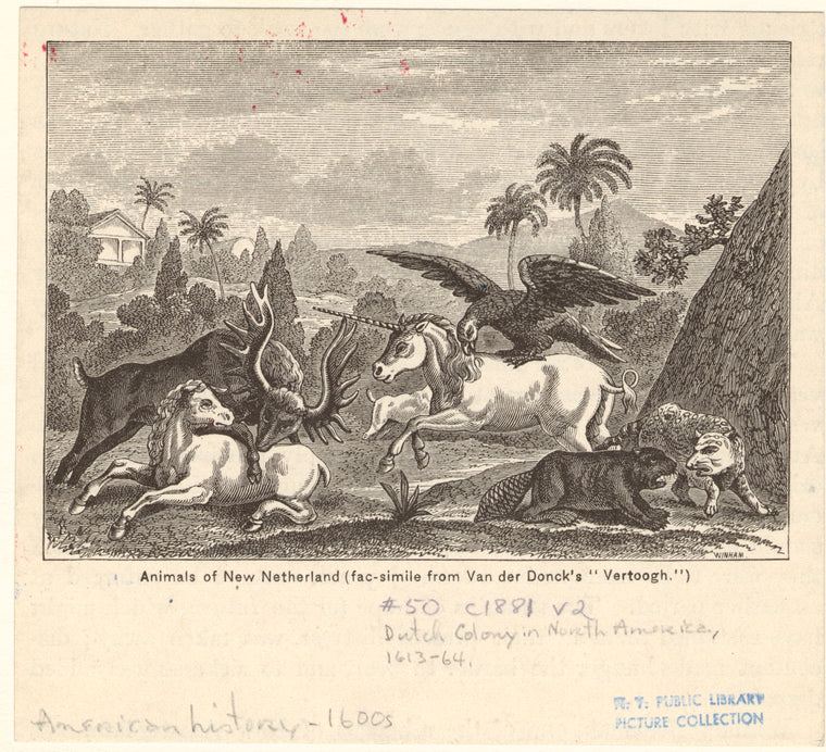 Arrivals of New Netherland (fac-simile from Van der Donck's "Vertoogh.")