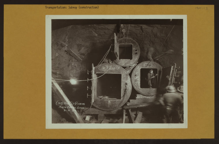 Transportation - Subway construction.