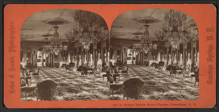 Grand Union Hotel Parlor, Saratoga, N.Y.