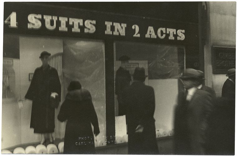 Windows in Gimbel [Brothers] Dept. Store, April 19, 1934.