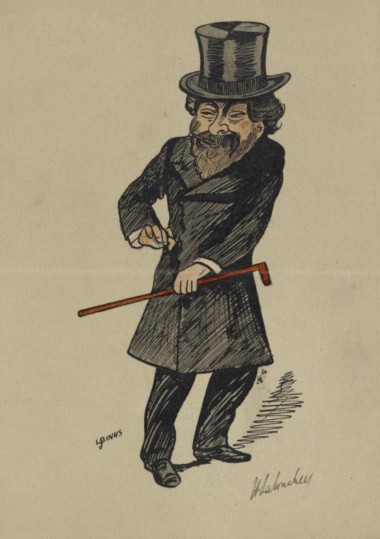 Caricature of Henry Du Pré Labouchere