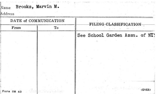 Brooks, Marvin M.