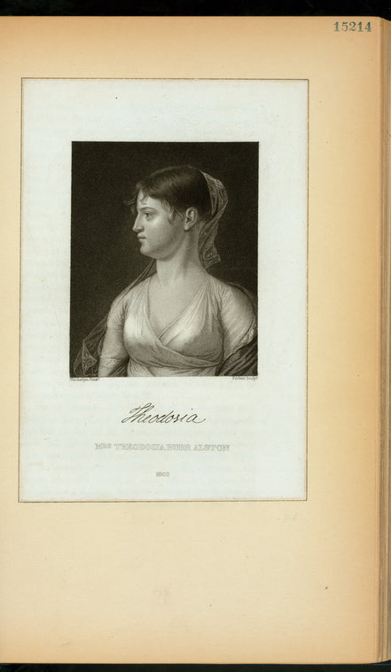 Mrs. Theodosia Burr Alston, 1802.