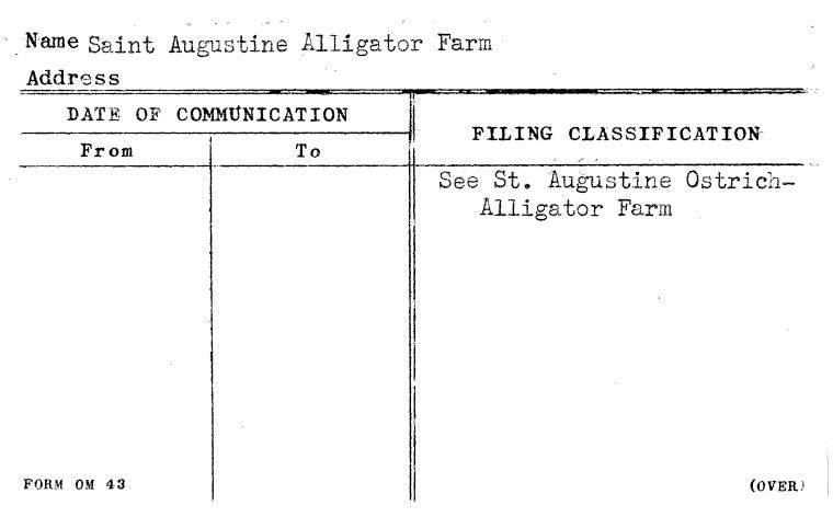 Saint Augustine Alligator Farm