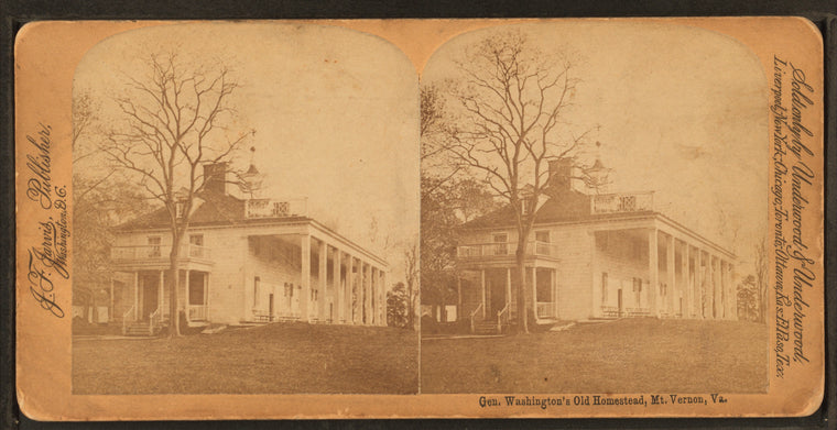 Gen. Washington's old homestead, Mt. Vernon, Va.