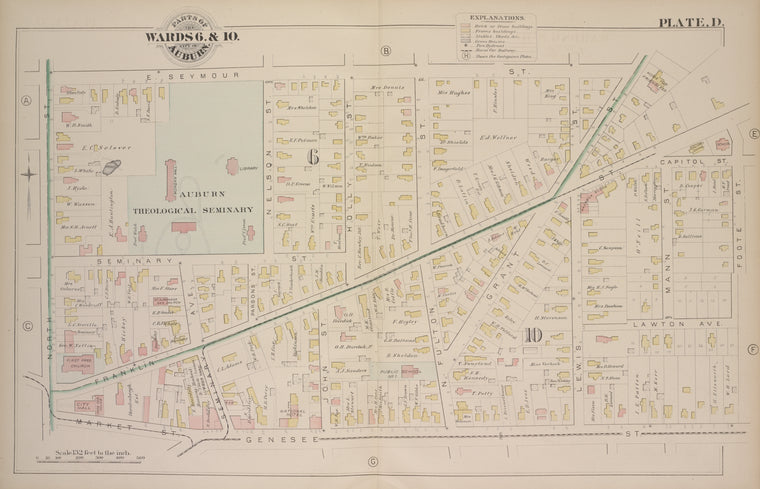 Parts of the City Auburn. Wards 6.&10.