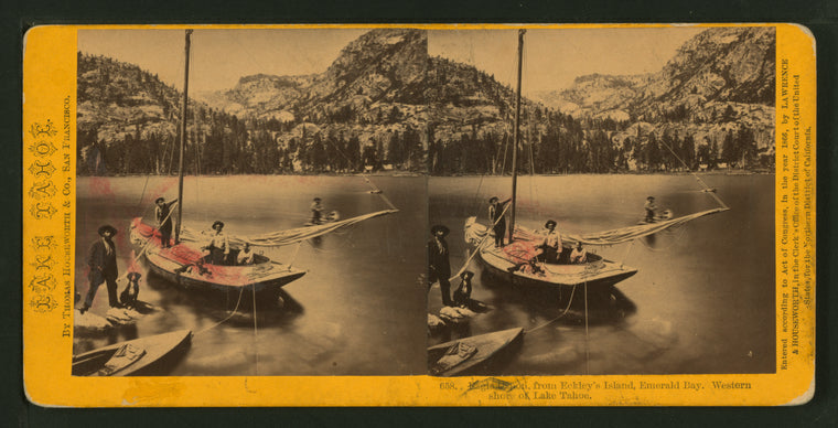 Eagle Gabon, from Eckley's Island, Emerald Bay, western shore of Lake Tahoe.