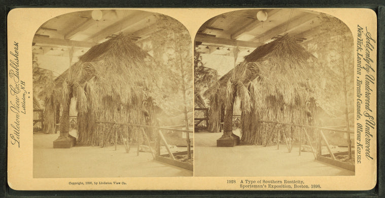 A type of southern rusticity, sportsmen's exhibition, Boston, 1898.