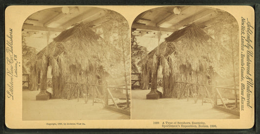 A type of southern rusticity, sportsmen's exhibition, Boston, 1898.