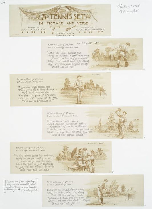 A Tennis Set in Picture and Verse.