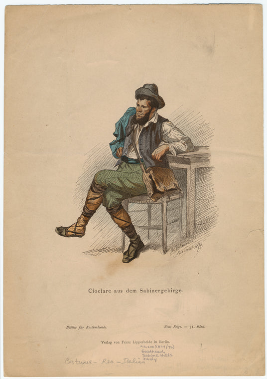 Ciociare aus dem Sabinergebirge