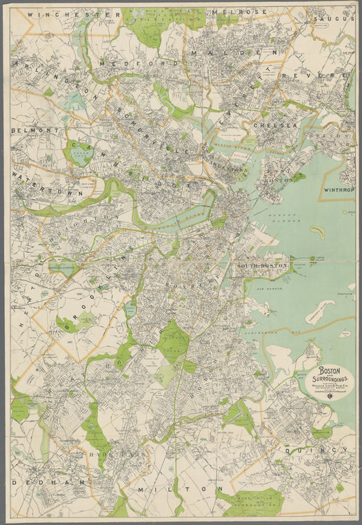 Boston and surroundings