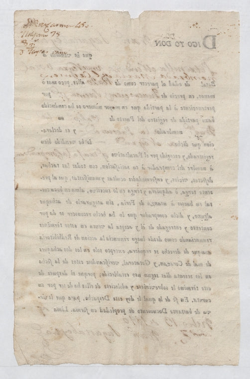 Slave registration - Peru