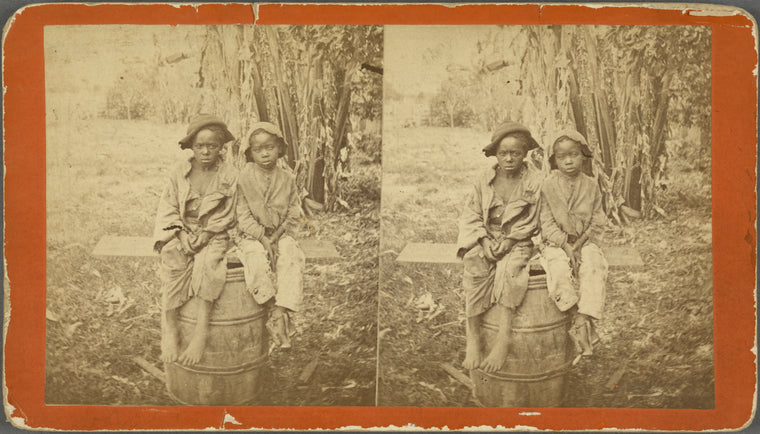Plantation Scene; Happy Little Nigs