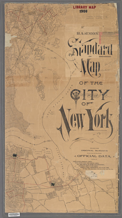 Library map 1908