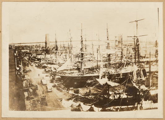 Brooklyn Bridge; sailing ships (another version of 31:3)