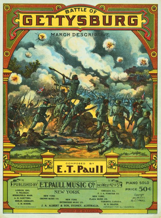 Battle of Gettysburg: descriptive march