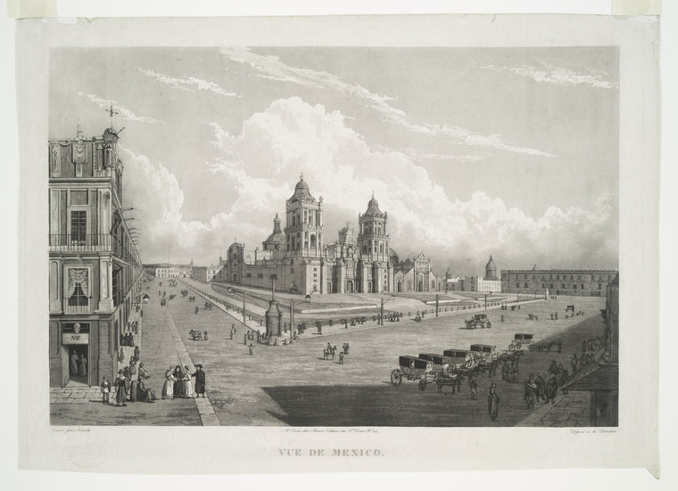 Vue de Mexico.