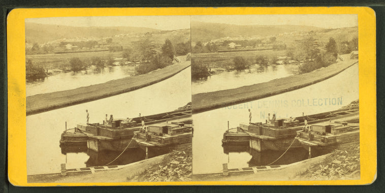 View from the weigh lock of the Delaware and Hudson Canal.