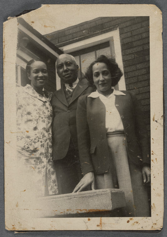 Jean Blackwell Hutson with parents