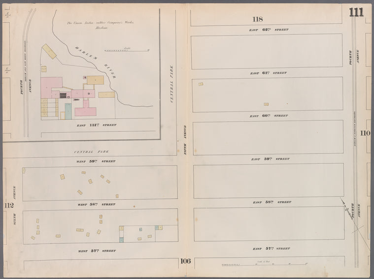 Map bounded by East 62nd Street, Fourth Avenue, East 57th Street, West 57th Street, Sixth Avenue, West 59th Street