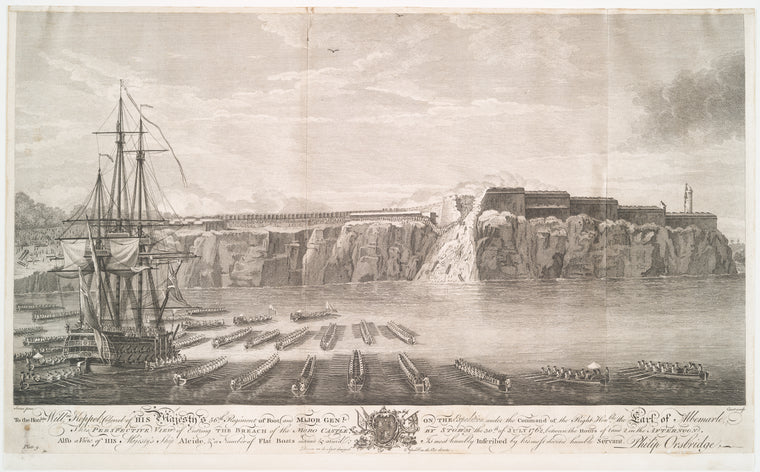 View of entring [sic] the breach of the Moro Castle [Havana, Cuba].