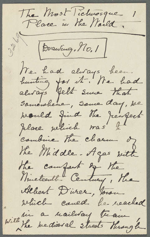 Pennell, Elizabeth Robins And Joseph Pennell - The Most Picturesque Place in the World