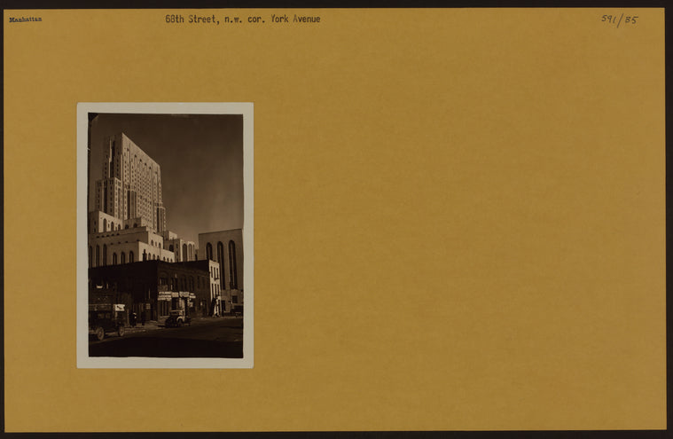 Manhattan: 68th Street (West) - York Avenue.