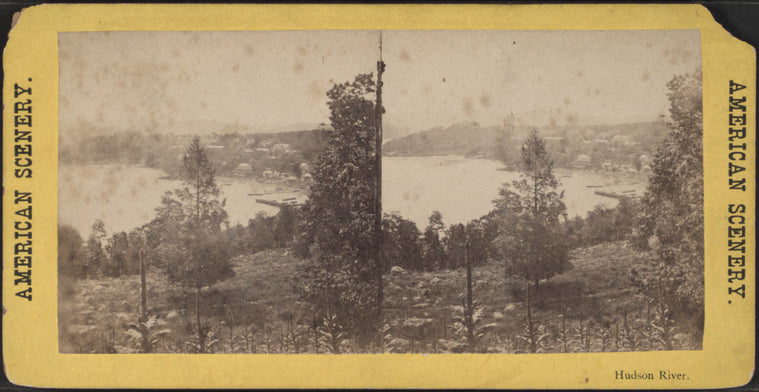 View in Hudson River.