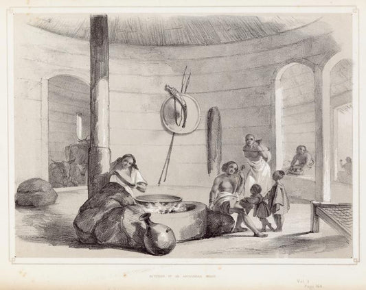 Interior of an Abyssinian House