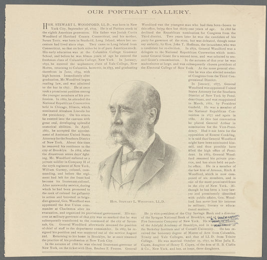Hon. Stewart L. Woodford, LL.D