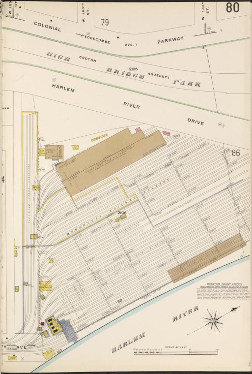 Manhattan, V. 11, Plate No. 80 [Map bounded by Colonial Parkway, Harlem River]