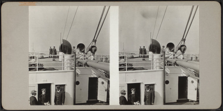 Passengers and sailors aboard The Mohawk.