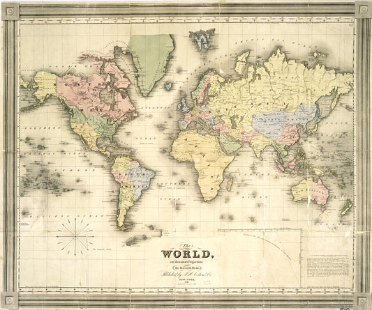 The world, on Mercator's projection