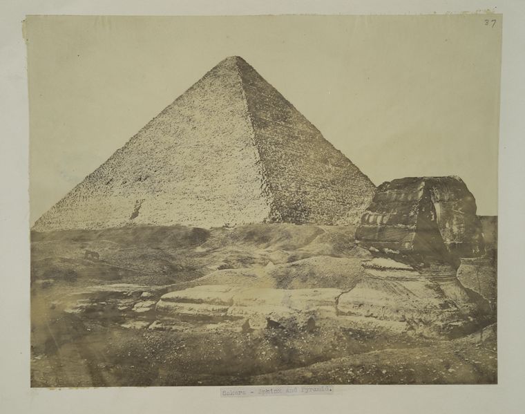 Sakara - sphinx and pyramid