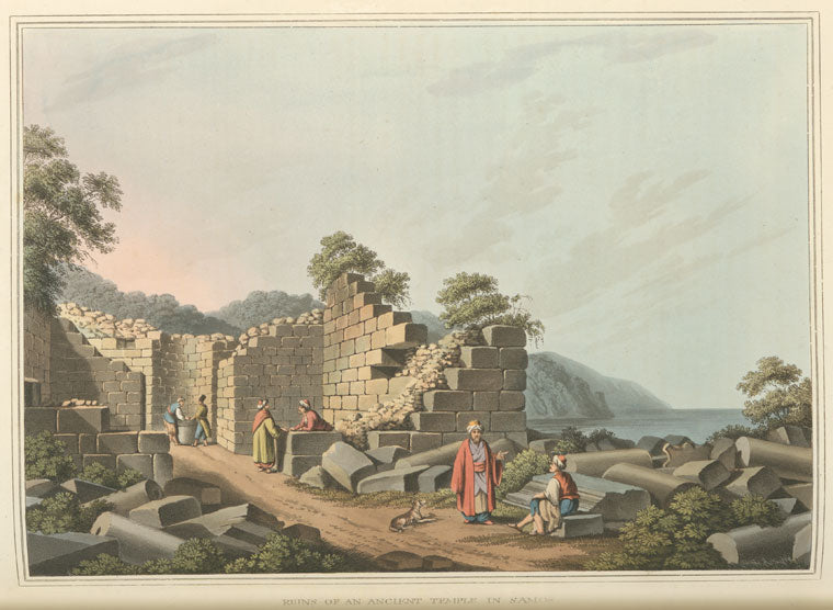 Ruins of an ancient Temple in Samos