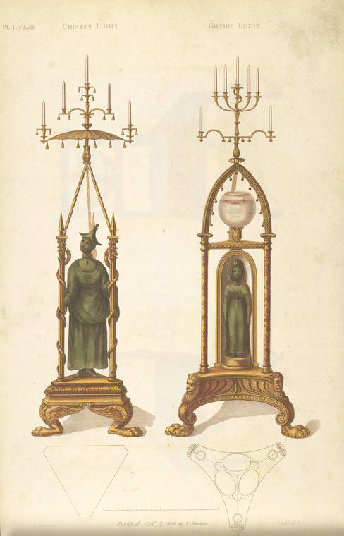 Chinese light. Gothic light.