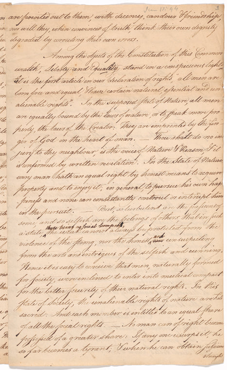 Address to the State Senate and House by Samuel Adams