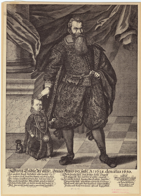 German man and child, seventeenth century