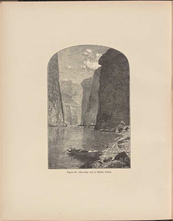 Noon-day rest in Marble Cañon